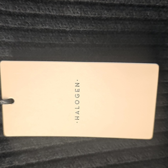 New Halogen Contrast Stitch Chunky Plush Yarn Sweater BLK/White XL - Picture 13 of 14